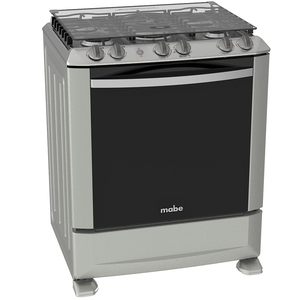 Estufa de piso 76 cm Silver Mabe - EM7670MSCFS0