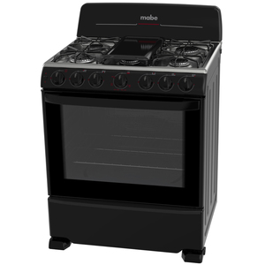 Estufa de piso 76 cm Negra Mabe - EM7651BSIN0