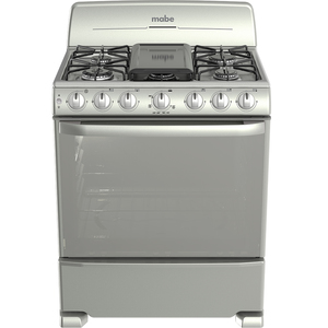 Estufa de piso 76 cm Silver Mabe - EM7655NSIS0