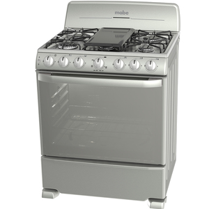 Estufa de piso 76 cm Silver Mabe - EM7655NSIS0
