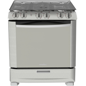 Estufa de piso 76 cm Inoxidable Mabe - EM7672MSCFX0