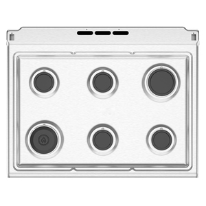Estufa de Piso 76 cm (30 pulgadas) Blanca Mabe - EM7656CFIB0