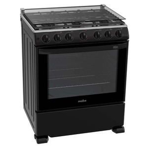 Estufa de Piso 76 cm (30 pulgadas) Negra Mabe - EM7656CFIN0