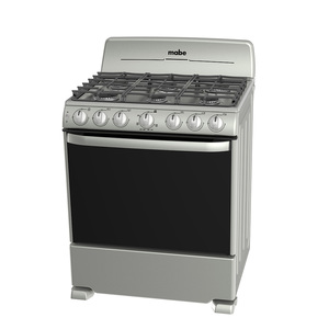 Estufa de piso 76 cm Plata Mercury Mabe - EM7654BFIS1