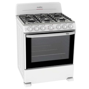 Estufa de Piso 76 cm (30 pulgadas) Blanca Mabe - WEM7640BAIB1