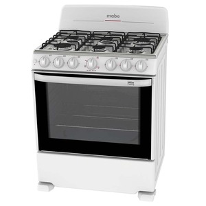 Estufa de Piso 76 cm (30 pulgadas) Blanca Mabe - WEM7640BAIB1