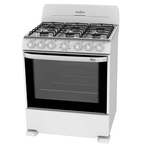 Estufa de Piso 76 cm (30 pulgadas) Blanca Mabe - WEM7631BAIB1