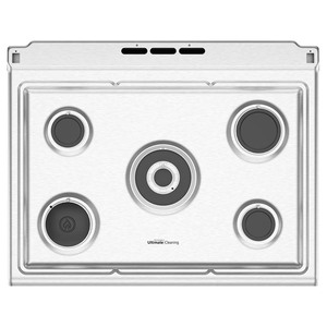Estufa de Piso 76 cm (30 pulgadas) Black Slate Mabe - EM7692CFIV1