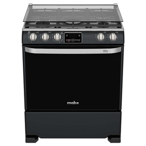 Estufa de Piso 76 cm (30 pulgadas) Black Slate Mabe - EM7692CFIV1