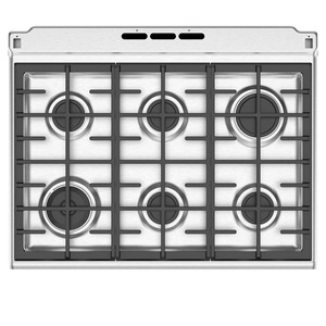 Estufa de Piso 76 cm (30 pulgadas) Plata Mercury Mabe - EM7670CFIS1
