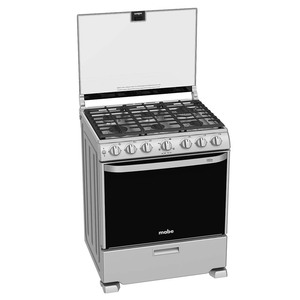 Estufa de Piso 76 cm (30 pulgadas) Plata Mercury Mabe - EM7670CFIS1