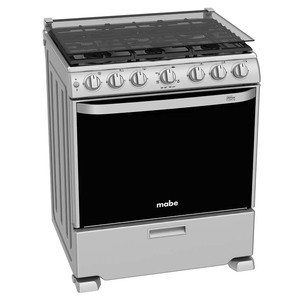 Estufa de Piso 76 cm (30 pulgadas) Plata Mercury Mabe - EM7670CFIS1