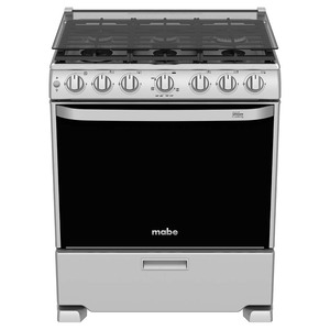 Estufa de Piso 76 cm (30 pulgadas) Plata Mercury Mabe - EM7670CFIS1
