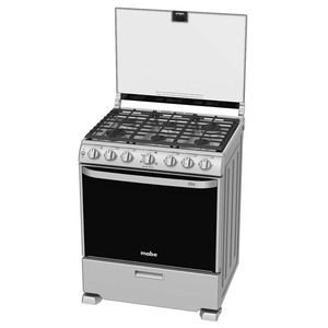 Estufa de Piso 76 cm (30 pulgadas) Plata Mercury Mabe - EM7670CFIS1