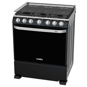 Estufa de Piso 76 cm (30 pulgadas) Black Slate Mabe - EM7685CFRV1