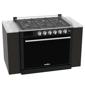 Estufa de Empotre 80 cm (30 pulgadas) Black Slate Mabe - XOC80810CTV0