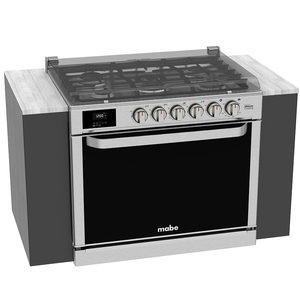 Estufa de empotre 80 cm Inoxidable Mabe - XOC80805CT0