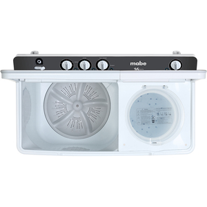 Lavadora Semiautomática 16 Kg Blanca Mabe - LMD1607VB0