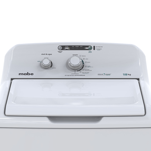 Lavadora Automática Aqua Saver Green 18 kg Blanca Mabe - LMA78112CBAB0