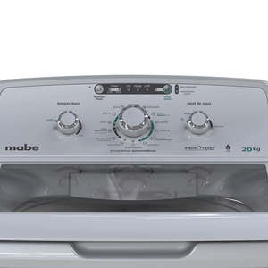 Lavadora Aqua Saver Green automática 20 Kg Silver Mabe - LMH70203WGAB0