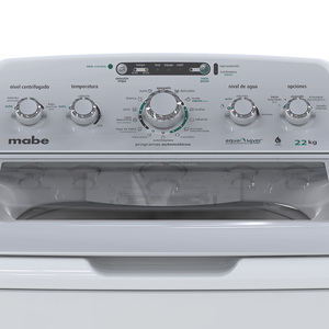 Lavadora Aqua Saver Green automática 22 Kg Blanca Mabe - LMH72205WBAB0
