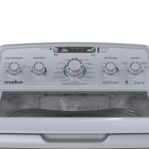 Lavadora Aqua Saver Green automática 22 Kg Silver Mabe - LMH72205WGAB0