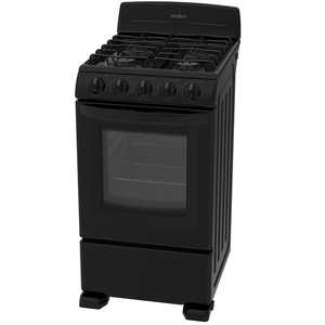 Estufa de piso 50 cm Negra Mabe - EM5022BAPN0