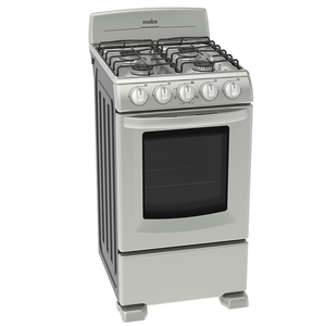 Estufa de piso 50 cm Plata Mercury Mabe- EM5030BAIS0