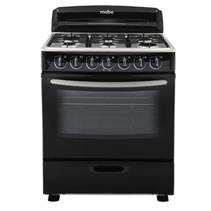 Estufa de piso 76 cm Negra Mabe - EM7611NI1
