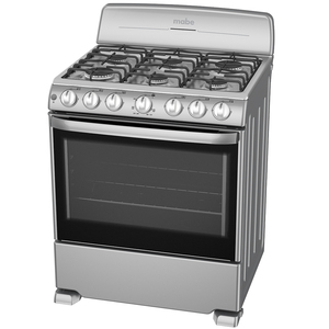 Estufa de piso 76 cm Plata Mercury Mabe - CEM7641BSIS0