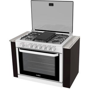 Estufa de empotre 80 cm Blanca Mabe - EMC80220CBB0