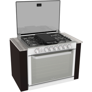 Estufa de empotre 80 cm Blanca Mabe - EMC80330CBI0