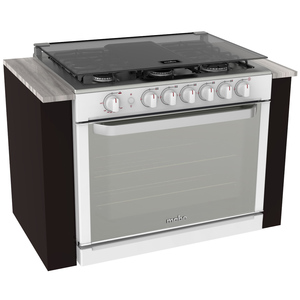 Estufa de empotre 80 cm Blanca Mabe - EMC80330CBI0