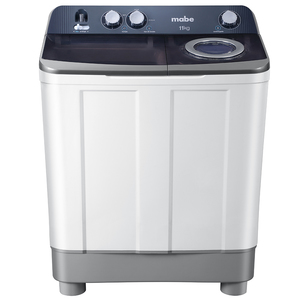 Lavadora Semiautomática 11 Kg Blanca Mabe - LMD1123PBAB0