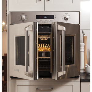Horno Eléctrico 76 cm Puerta Francesa Acero Inoxidable Monogram ZET1FHSS