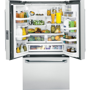 Refrigerador Bottom Freezer 654.1 L Acero Inoxidable Monogram ZWE23PSHSS