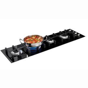 Parrilla a gas 120cm Vidrio Negro Reflecta GE Profile - PGP12050K0