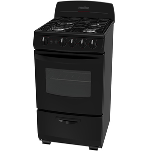 Estufa de piso 51 cm Negra Mabe - EEM5120NN0