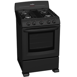 Estufa de piso 60 cm Negra Mabe - EM6020BAPN0