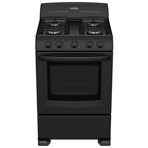 Estufa de piso 60 cm Negra Mabe - EM6020BAPN0