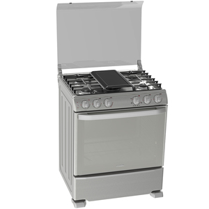 Estufa de Piso con TEON 76 cm Inoxidable Mabe - EM7680CFIX0