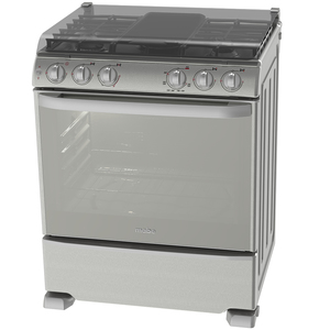 Estufa de Piso con TEON 76 cm Inoxidable Mabe - EM7680CFIX0