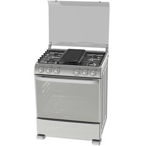 Estufa de Piso con TEON 76 cm Inoxidable Mabe - EM7680CFIX0