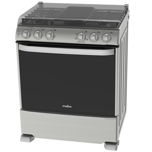 Estufa de piso 76 cm Inoxidable Mabe - DEM7673CFIX0