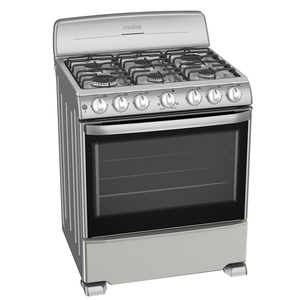 Estufa de piso 76 cm Plata Mercury Mabe - EM7646BSIS0