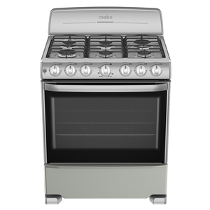 Estufa de piso 76 cm Plata Mercury Mabe - EM7646BSIS0