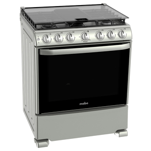 Estufa de piso 76 cm Plata Mercury Mabe - EM7674CFIS0