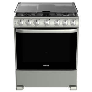 Estufa de piso 76 cm Plata Mercury Mabe - EM7674CFIS0