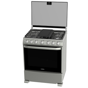 Estufa de piso 76 cm Plata Mercury Mabe - EM7674CFIS0