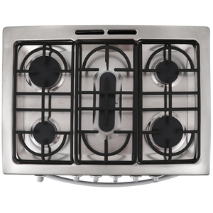 Estufa gas empotrable 80 cm Blanca/inoxidable - EMD8032CBI1